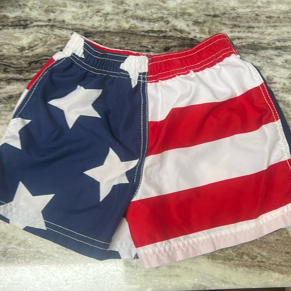 Boys 24months American Flag swimsuit